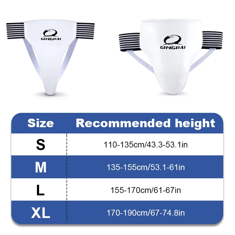 Coquille Taekwondo Cuir PU – Groin Guard Homme & Femme – Boxe / Karaté / MMA – S à XL - BLACKBEARD OUTDOOR INDUSTRIES