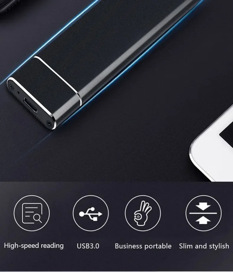 Hard Drive 1TB Ssd High-Speed Solid State Drive USB3.0 Ma boutique