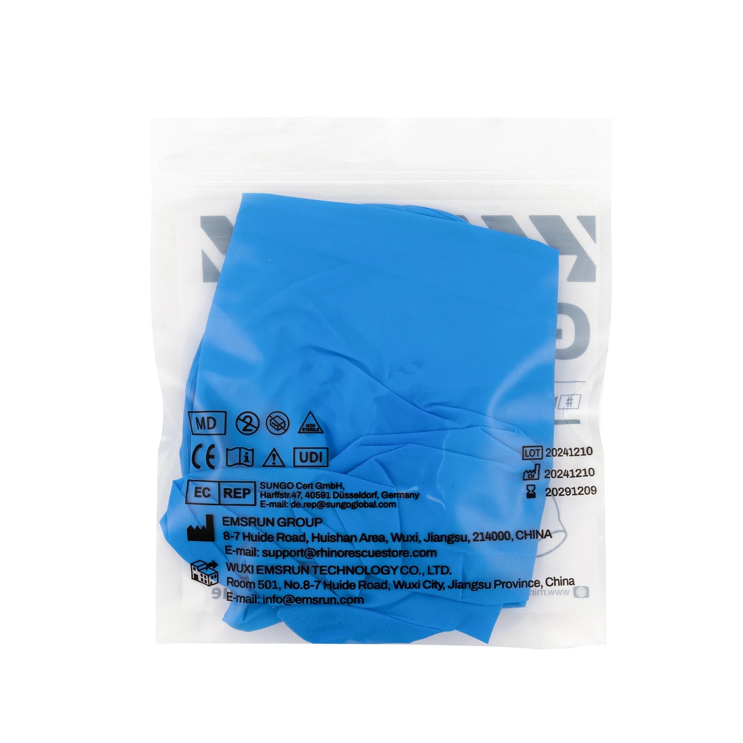 Gants chirurgicaux sans latex Rhino Rescue - Sans poudre, sans latex