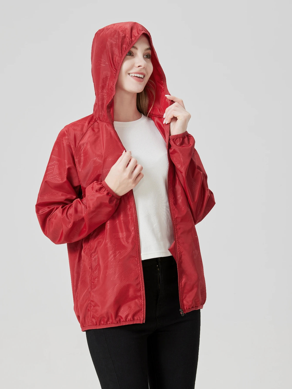 Veste coupe-vent femme anti-UV ultra légère, randonnée et sport