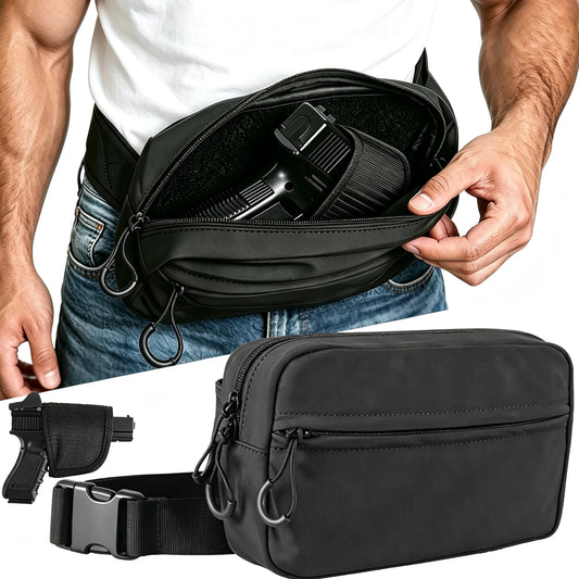 Sacoche banane tactique avec holster amovible
