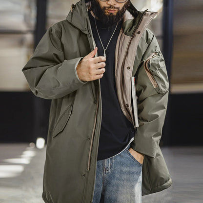 Parka M-51 homme en duvet de canard, coupe fishtail