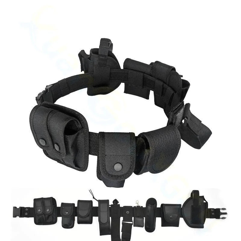 Ensemble Ceinture Tactique Modulaire + Sacoche Hip Pack Multi-Poches