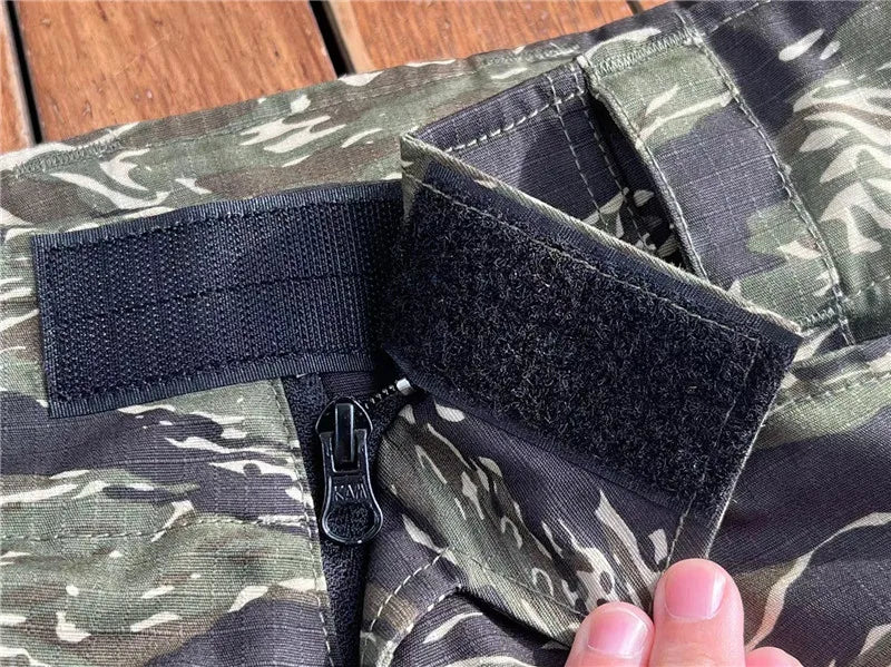 Ensemble Tactique Tom Jungle Tiger GEN3 - Vêtements de Combat Outdoor Résistants aux Déchirures, Pantalons G3 + Veste GEN3, Durable et Confortable BLACKBEARD OUTDOOR INDUSTRIES