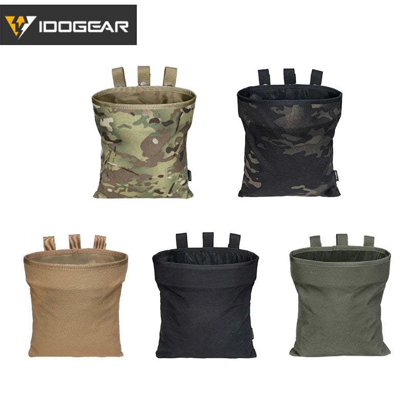 Poche Dump MOLLE Tactique IDOGEAR – Sac de Récupération Chargeurs / Mag Drop Pouch – Modèle 3550 - BLACKBEARD OUTDOOR INDUSTRIES