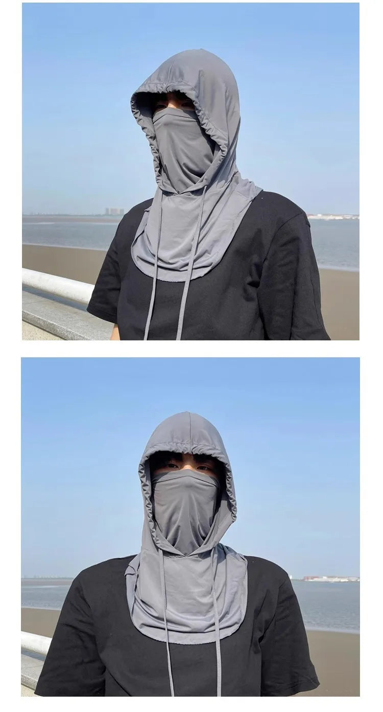 Balaclava Men Women Face Mask Sun/UV Protection Breathable Long Neck Covers Ma boutique