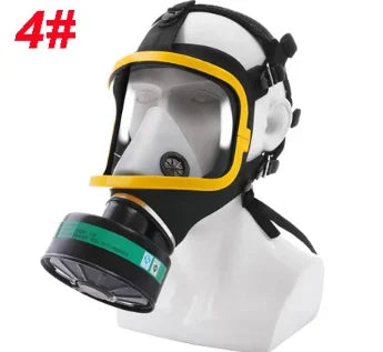 Masque Respiratoire Intégral Silicone – Filtres 3# 4# 7# – Peinture Pesticides Gaz