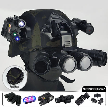 Kit Casque Tactique Enfant Airsoft – Vision Nocturne, Lampe & Visée Laser Multifontions - BLACKBEARD OUTDOOR INDUSTRIES