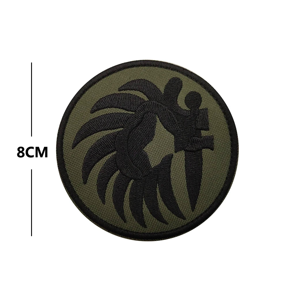 Patch Tactique France GIGN Infrared – Brodé avec Drapeau et Effet Réfléchissant IR - BLACKBEARD OUTDOOR INDUSTRIES