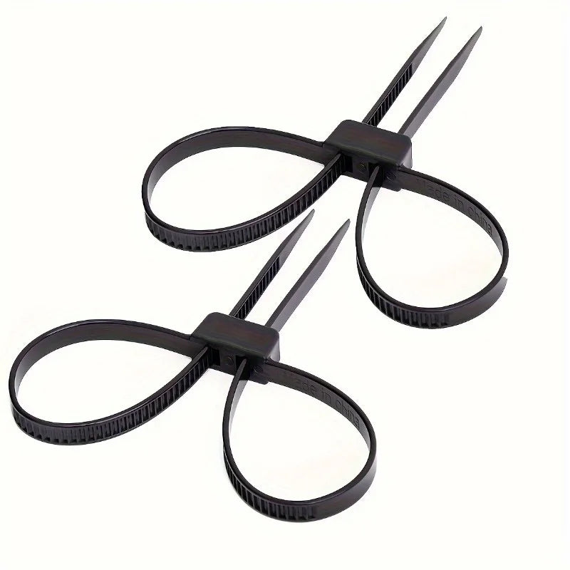 Colliers de Serrage Nylon Double Trou Antidérapants – Lot de 4 | Usage Tactique & Professionnel - BLACKBEARD OUTDOOR INDUSTRIES
