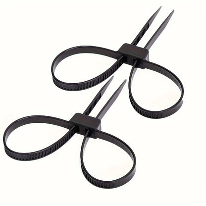 Colliers de Serrage Nylon Double Trou Antidérapants – Lot de 4 | Usage Tactique & Professionnel - BLACKBEARD OUTDOOR INDUSTRIES