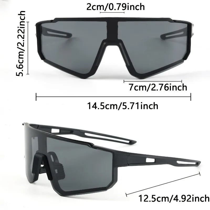 Lunettes de Soleil Grande Monture UV400 – Légères & Durables | Homme