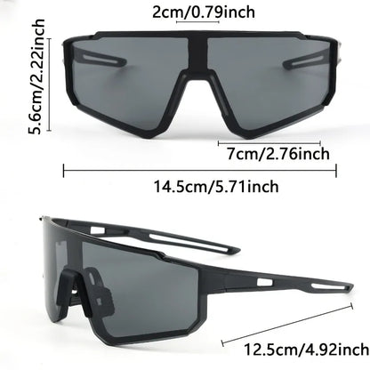 Lunettes de Soleil Grande Monture UV400 – Légères & Durables | Homme