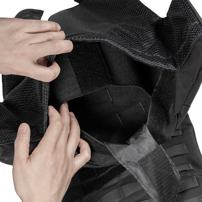 porte plaque tactique anti infrarouge en Nylon 1000D avec Compartiments Souples et Durs + Système Molle + Boucle de Libération Rapide | Équipement de Sécurité et de Survie Extérieure - BLACKBEARD OUTDOOR INDUSTRIES