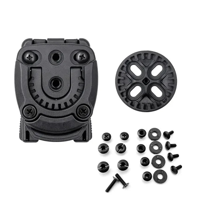 Système de Montage Rapide Tek-Mount MINI CNC Personnalisé pour Étui, Clip de Ceinture, et Équipement Tek-Lok BLACKBEARD OUTDOOR INDUSTRIES