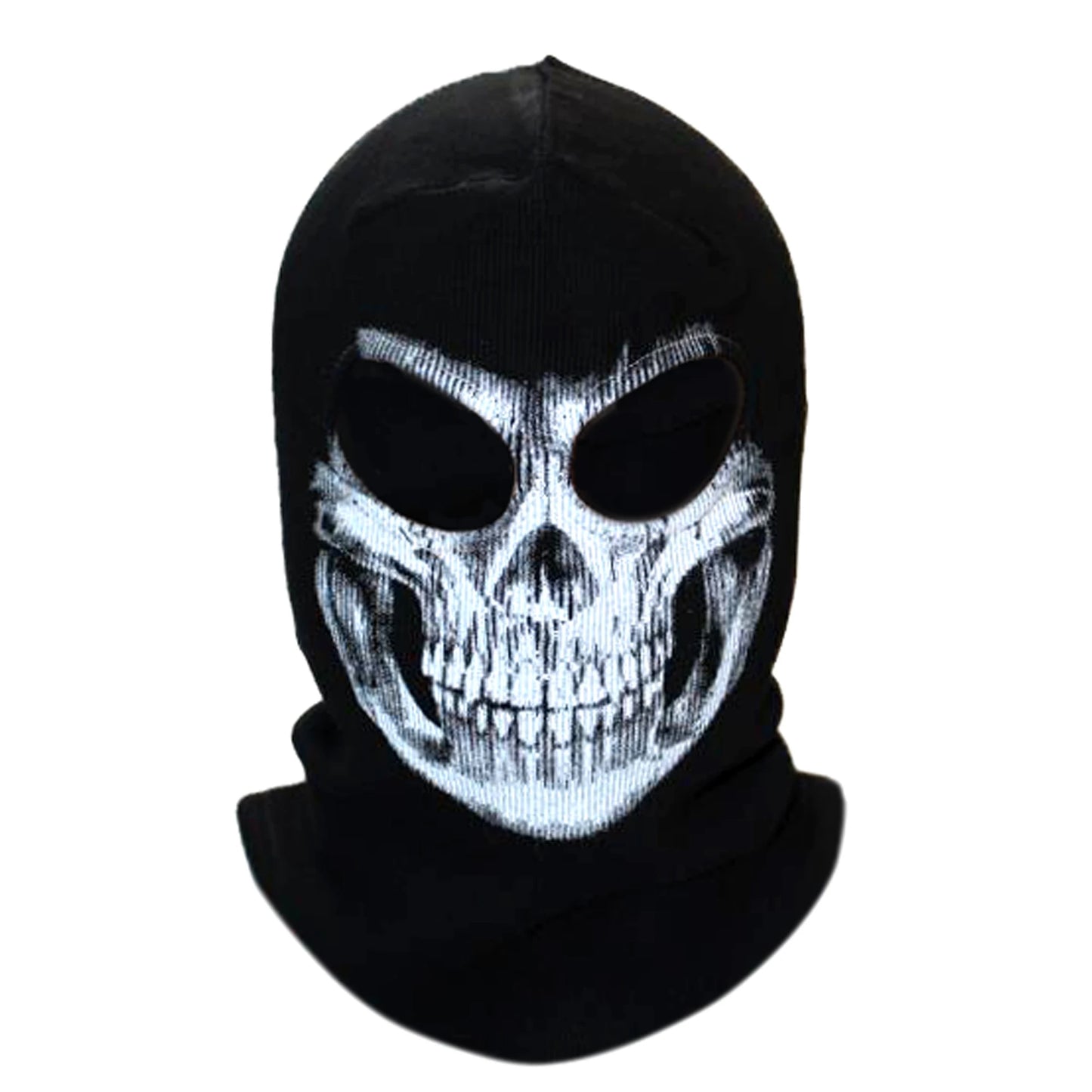 Cagoule Balaclava 100% Coton Ghost Skull – Masque Intégral Visage & Cou – Ski, Vélo, Airsoft – 26 Coloris