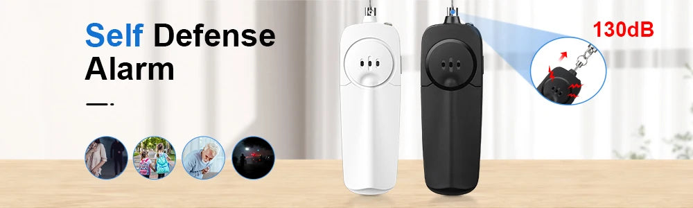 Camaroa Alarme porte clé avec leds 130dB Ma boutique