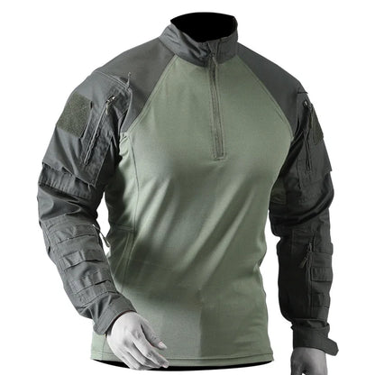 Chemise de Combat À Séchage Rapide – Camouflage CP, Coton/Polyester | Airsoft, Intervention, Chasse