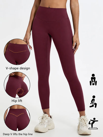 Legging Sport Femme Taille Haute – Gainant, Séchage Rapide, Yoga & Running