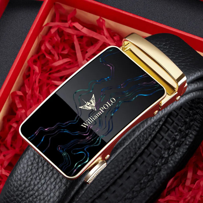 Ceinture en Cuir de Vachette Business WILLIAMPOLO Ma boutique