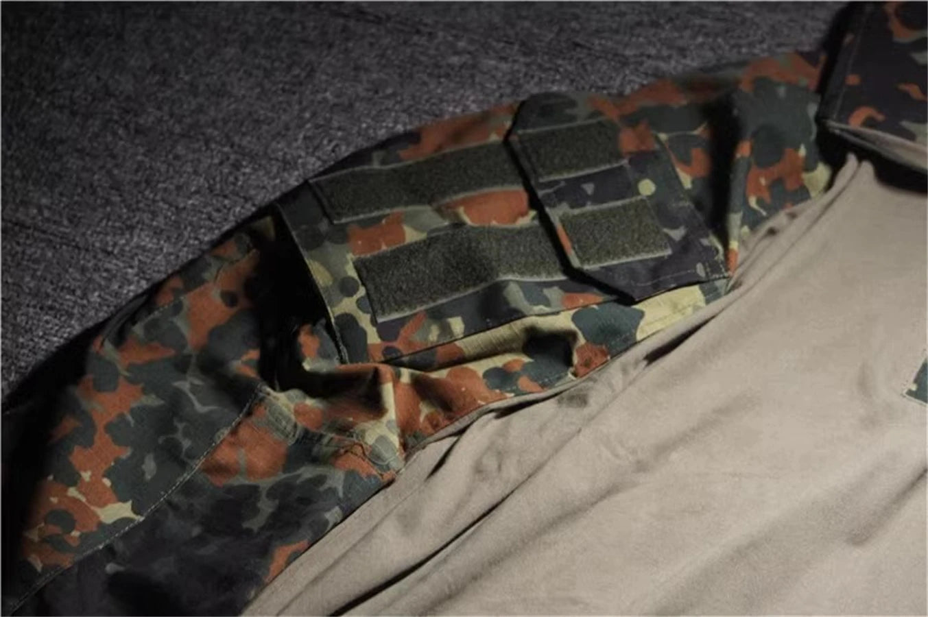 Ensemble Tactique GSG9 Camouflage Flecktarn GEN3 – Tenue Complète d’Entraînement Combat pour Forces Spéciales (Chemise + Pantalon à Manches Longues) - BLACKBEARD OUTDOOR INDUSTRIES