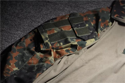 Ensemble Tactique GSG9 Camouflage Flecktarn GEN3 – Tenue Complète d’Entraînement Combat pour Forces Spéciales (Chemise + Pantalon à Manches Longues) - BLACKBEARD OUTDOOR INDUSTRIES
