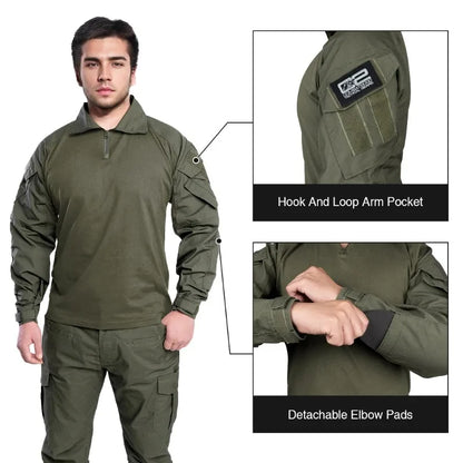 Uniforme Tactique IDOGEAR Gen3 Combat BDU avec Protections Coudes et Genoux - BLACKBEARD OUTDOOR INDUSTRIES