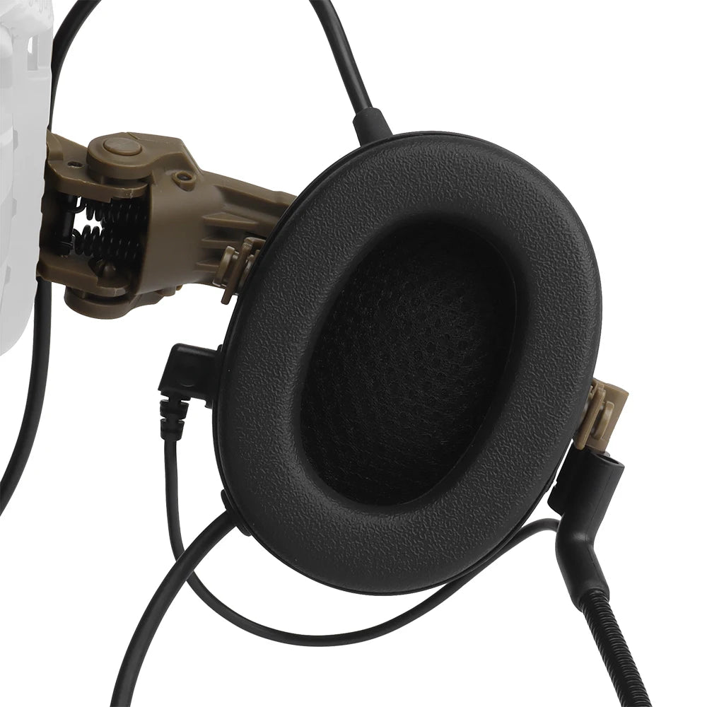 Casque Tactique de Protection Auditive Active – Casque Anti-Bruit Électronique avec Communication pour Casque Tactique BLACKBEARD OUTDOOR INDUSTRIES