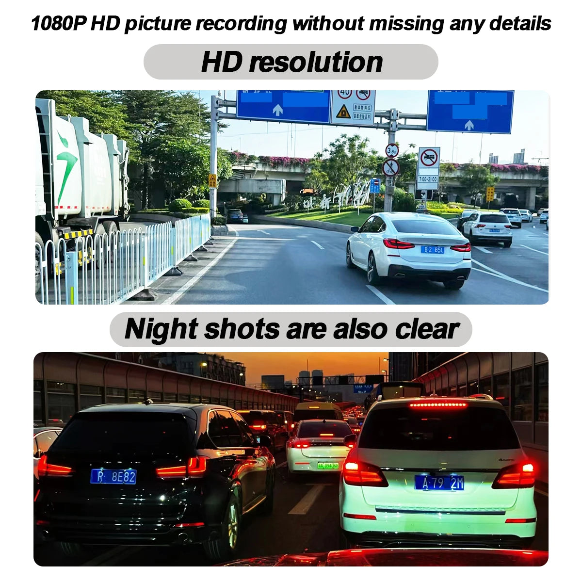 dashcam 4 canaux couverture panoramique à 360°  haute définition 1080P Ma boutique