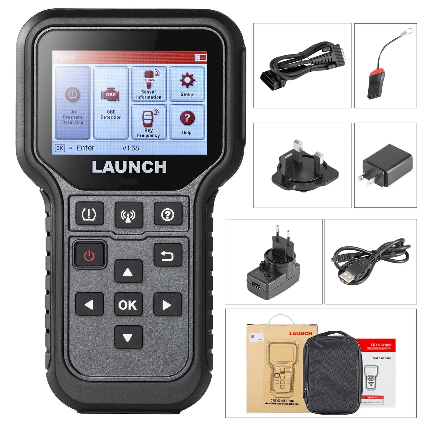 Launch CRT5011E – Outil de Réapprentissage TPMS & Diagnostic OBD2 - BLACKBEARD OUTDOOR INDUSTRIES