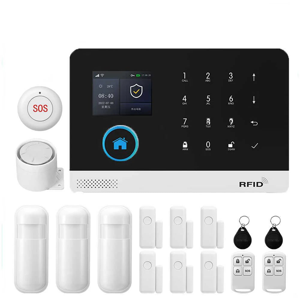 Système d’alarme WiFi pour maison avec capteur porte/fenêtre