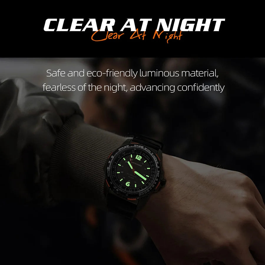 Montre Homme Digitale Militaire NORTH EDGE PHOTON – Sportive, Étanche 50M, Solaire et Lumineuse - BLACKBEARD OUTDOOR INDUSTRIES