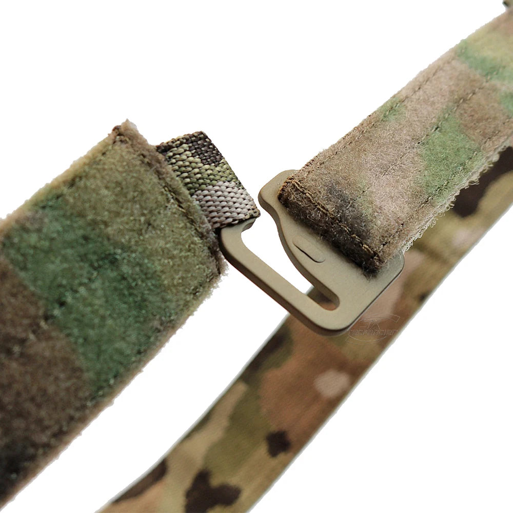 Ceinture Tactique Ferro Style Bison avec Boucle Métallique à Détachement Rapide - Ceinture Légère en Nylon 1000D pour Paintball et Chasse BLACKBEARD OUTDOOR INDUSTRIES