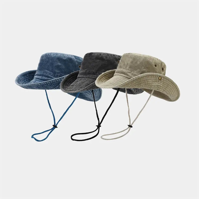 Chapeau de Pêcheur en Coton Unisexe – Casquette de Soleil à Large Bord pour Homme et Femme - BLACKBEARD OUTDOOR INDUSTRIES