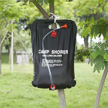 Sac de Douche Solaire 20L – Portable, Pliable, Camping & Randonnée