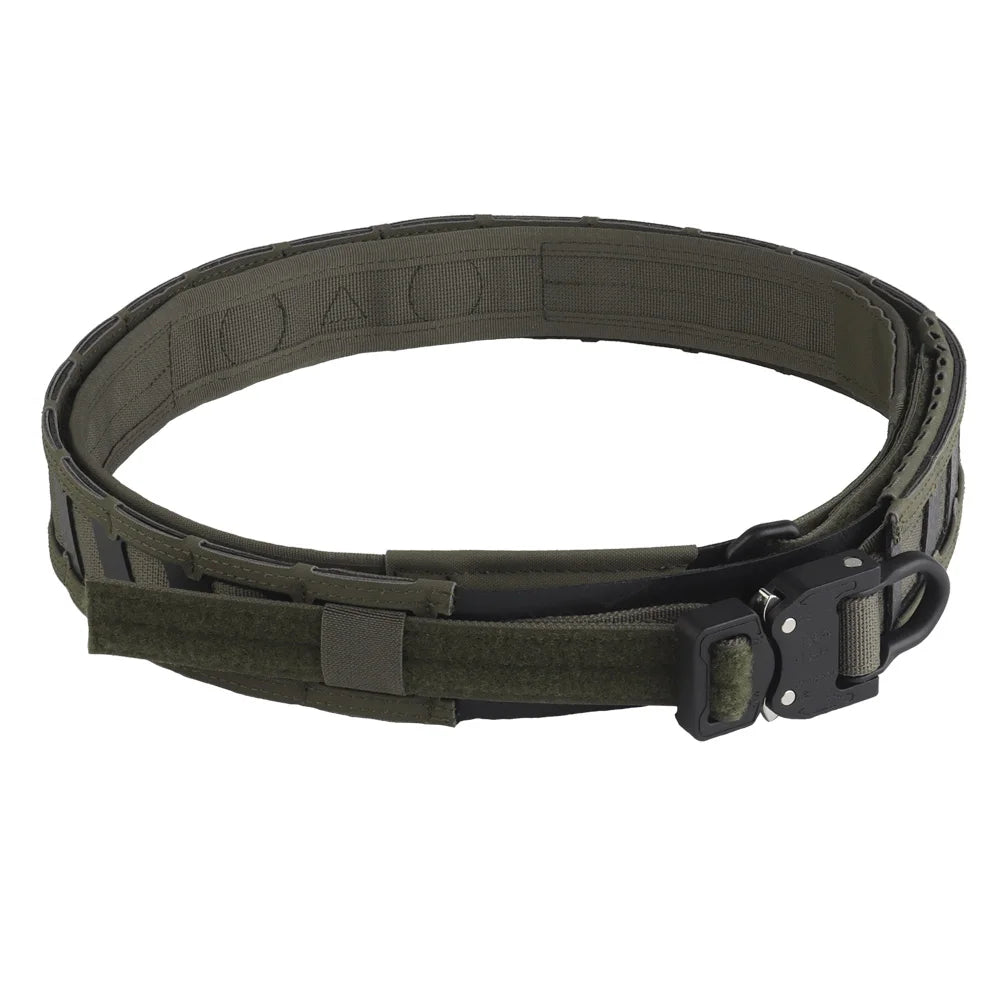 Ceinture Tactique Double Couche avec Boucle Métallique Cobra et Système MOLLE - Ceinture de Combat Soft avec Positionnement Magnétique BLACKBEARD OUTDOOR INDUSTRIES