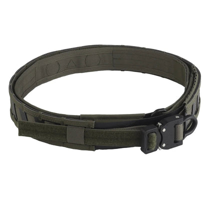 Ceinture Tactique Double Couche avec Boucle Métallique Cobra et Système MOLLE - Ceinture de Combat Soft avec Positionnement Magnétique BLACKBEARD OUTDOOR INDUSTRIES