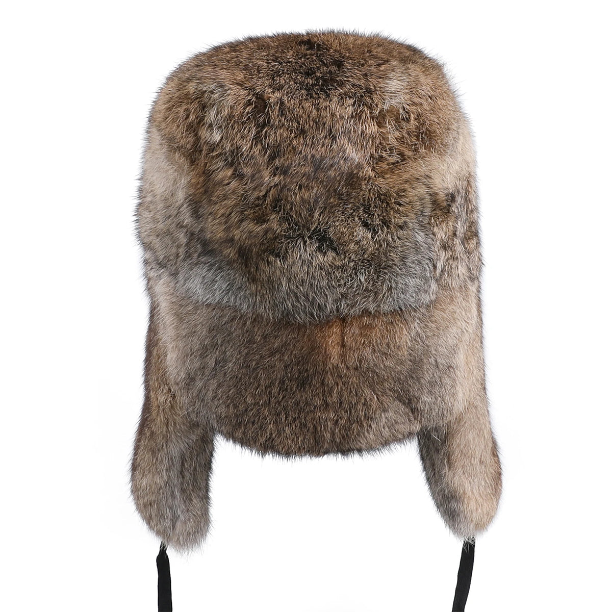 Chapka Ushanka en Vraie Fourrure de Lapin - Bonnet Aviateur Hiver à Oreillettes