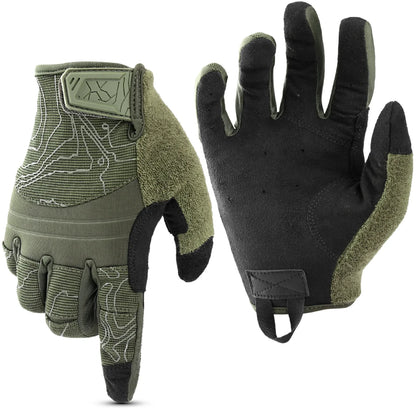 Gants Tactiques Respirants Doigts Complets - Compatibles Écran Tactile