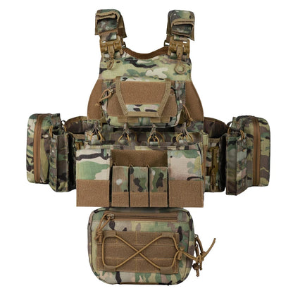 Gilet porte-plaques Yakeda MOLLE 1000D pour militaire et police