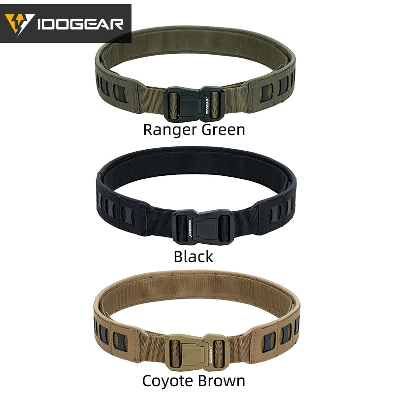 Ceinture Tactique IDOGEAR Quick Release MOLLE – Ceinture de Service Légère Ma boutique