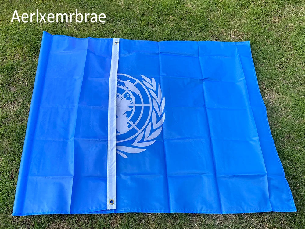 Drapeau des Nations Unies (ONU) - 90x150cm en Polyester BLACKBEARD OUTDOOR INDUSTRIES
