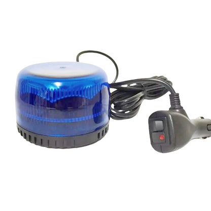Gyrophare LED 8W Magnétique Bleu — Balise Lumineuse Police & Gendarmerie DC12V/24V IP67 - BLACKBEARD OUTDOOR INDUSTRIES