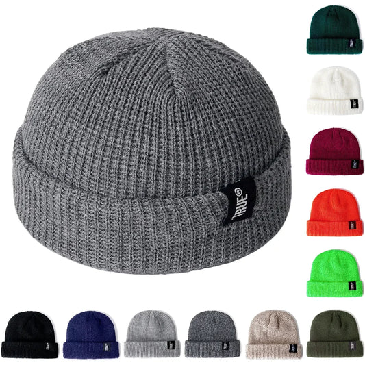 Bonnet Court Unisexe Style Marin – Tricot Côtelé Hiver Homme Femme - BLACKBEARD OUTDOOR INDUSTRIES