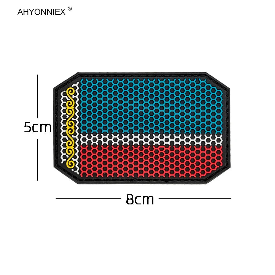 Patch PVC 3D Drapeau Russe – Patch en Caoutchouc, Style Militaire, Accessoires DIY pour Vêtements, Sacs, et Badges - BLACKBEARD OUTDOOR INDUSTRIES