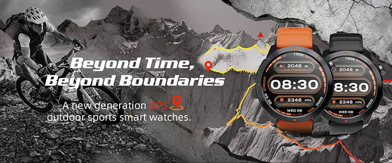 NORTH EDGE APACHE 3 Montre Digitale Sportive pour Homme - Altimètre, Baromètre, Boussole, Thermomètre, Résistante à l'Eau 50m BLACKBEARD OUTDOOR INDUSTRIES