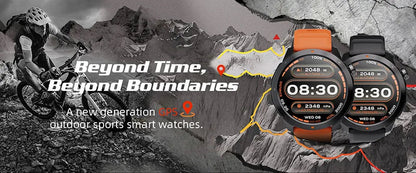 NORTH EDGE APACHE 3 Montre Digitale Sportive pour Homme - Altimètre, Baromètre, Boussole, Thermomètre, Résistante à l'Eau 50m BLACKBEARD OUTDOOR INDUSTRIES