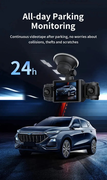 dashcam 4 canaux couverture panoramique à 360°  haute définition 1080P Ma boutique