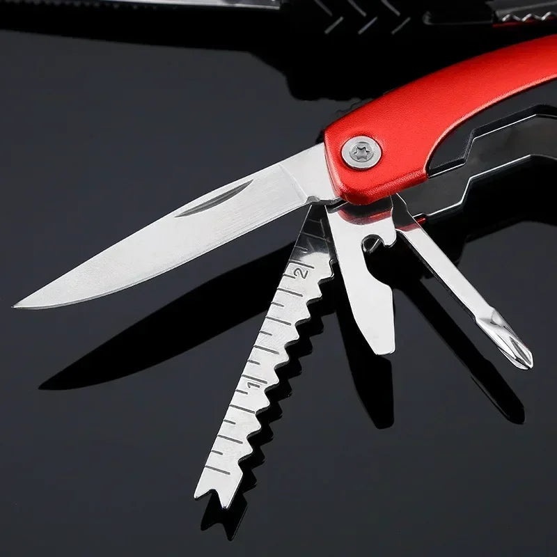 1 Pcs Multi Functional Folding Pliers Combination Multi-purpose Tool Outdoor Portable Pointed Nose Pliers Camping Tool Pliers BLACKBEARD OUTDOOR INDUSTRIES