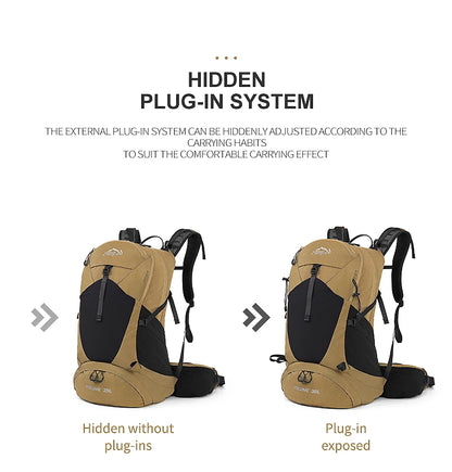 Sac à Dos de Randonnée 35L – Imperméable avec Housse de Pluie Intégrée | Mixte Homme/Femme - BLACKBEARD OUTDOOR INDUSTRIES